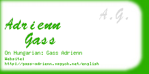 adrienn gass business card